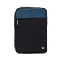 SPP Sacoche Bureau extensible modulable, éco-conçue au style épuré, version bleu nuit, Face Sac à dos