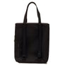 Sac à dos cabas transformable au style unisexe urbain, graphique épuré, Anthracite, version cabas derrière