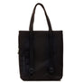 SPP Sac à dos cabas transformable au style unisexe urbain, graphique épuré, Bois naturel, version tote cabas derrière