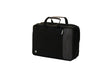 SPP Sacoche Bureau extensible modulable, éco-conçue au style épuré, version anthracite, trois quart Face Sac week-end aggrandi 