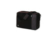SPP Sacoche Bureau extensible modulable, éco-conçue au style épuré, version anthracite, trois quart Face Sac week-end aggrandi avec bandoulière