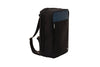sacoche bureau transformable sac à dos, bleu nuit, trois quart sac à dos aggrandie 48h